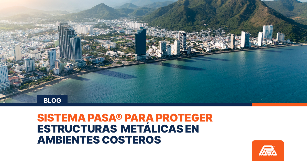 Sistema PASA® para proteger estructuras metálicas en ambientes costeros