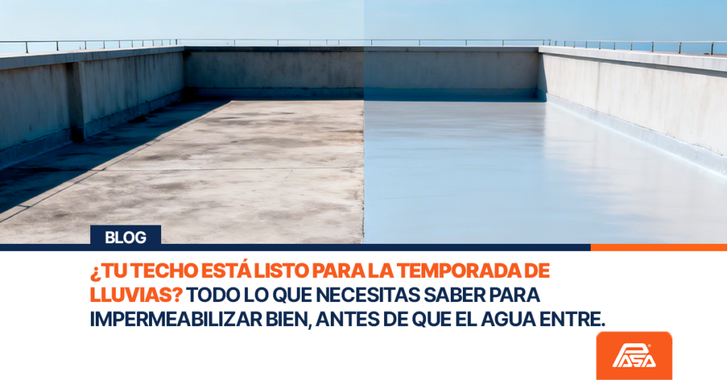 ¿Tu techo está listo para la temporada de lluvias?