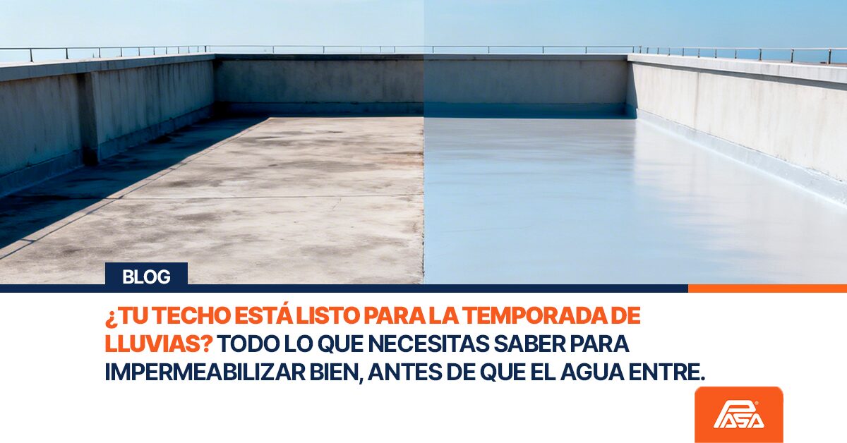 ¿Tu techo está listo para la temporada de lluvias?