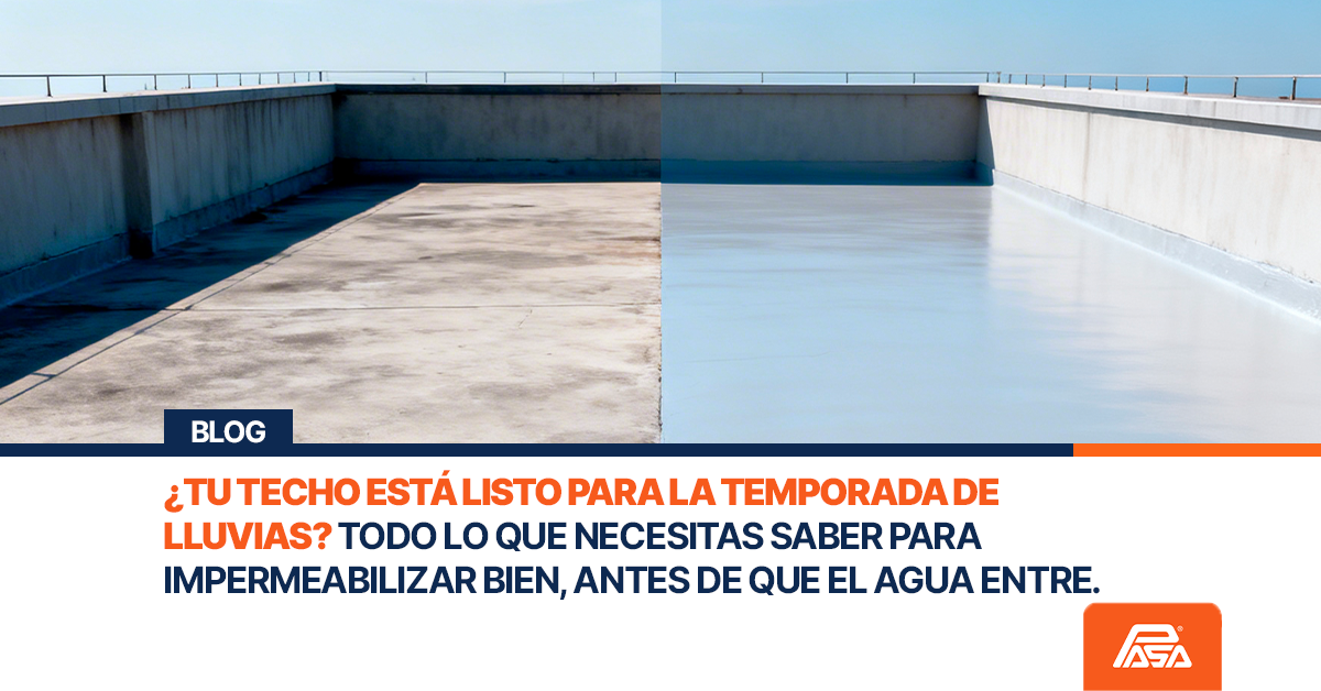 ¿Tu techo está listo para la temporada de lluvias?